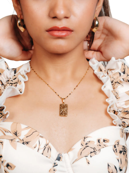 Starburst Charm Necklace