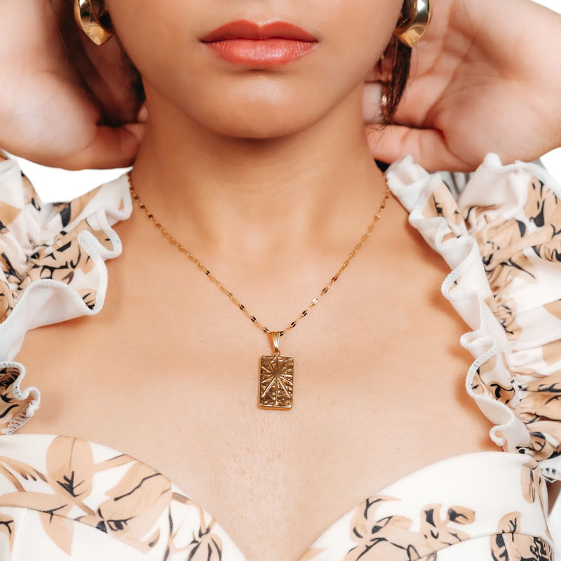 Starburst Charm Necklace