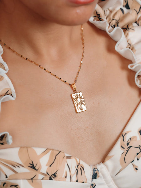 Starburst Charm Necklace