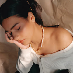 Luxe Pearl Chain Duo Necklace